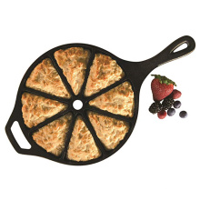 Wholesale Pre-seasoned Cast Iron Cornbread Wedge Pan